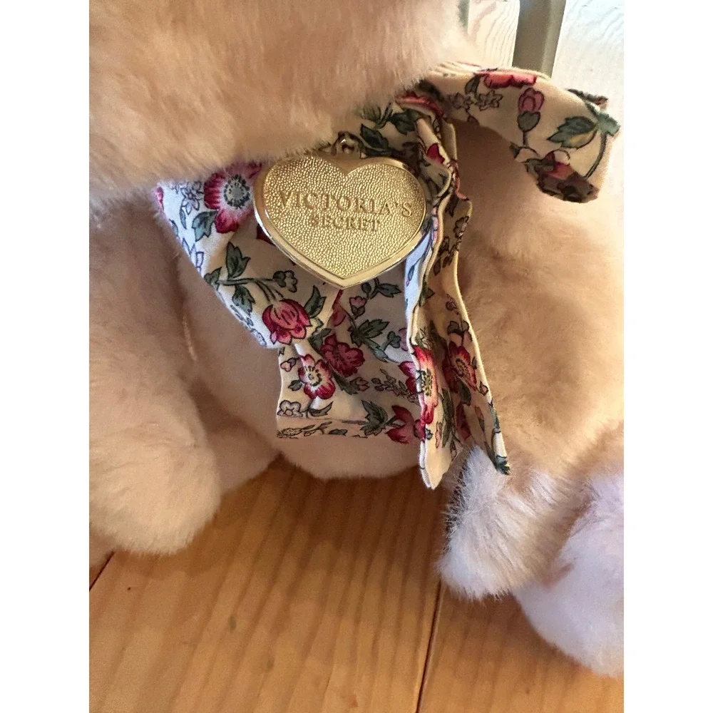 Victoria Secret Vintage 1992 Gund Pink Plush Teddy Bear Stuffed Animal